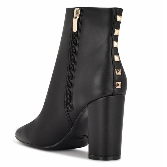 NINE WEST | Studded Block Heel Boots - Picture 4 of 4